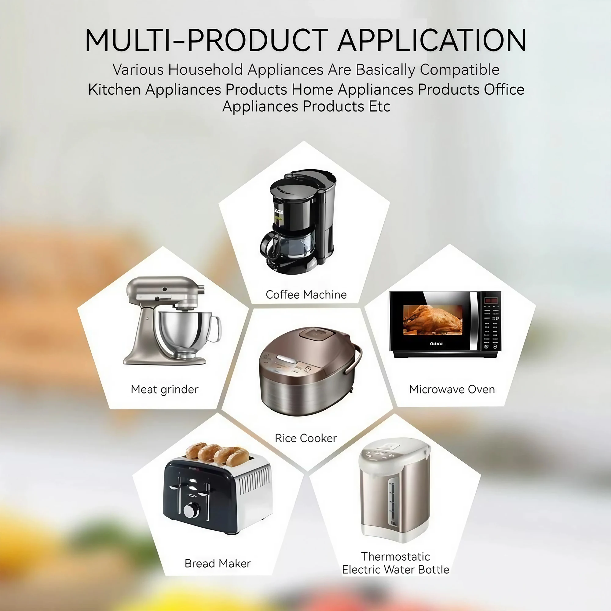 케이블 정리기 주방 코드 관리 드릴 필요 없는 벽걸이  - Kitchen Appliances Rental 리뷰 및 가격