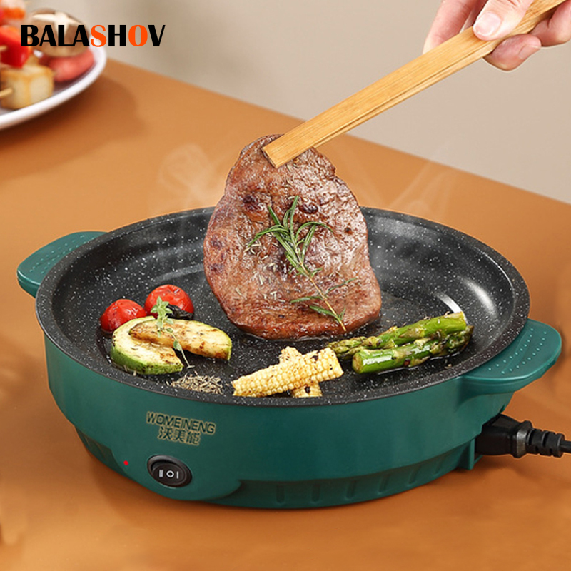 전기 멀티 쿠커 전기 프라이팬 220V 가정용 바베큐  - Kitchen Appliances B&Q 리뷰 및 가격