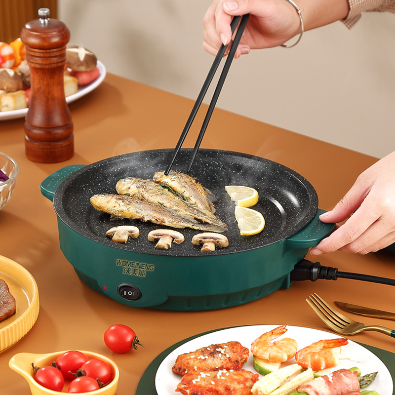 전기 멀티 쿠커 전기 프라이팬 220V 가정용 바베큐  - Kitchen Appliances B&Q 리뷰 및 가격