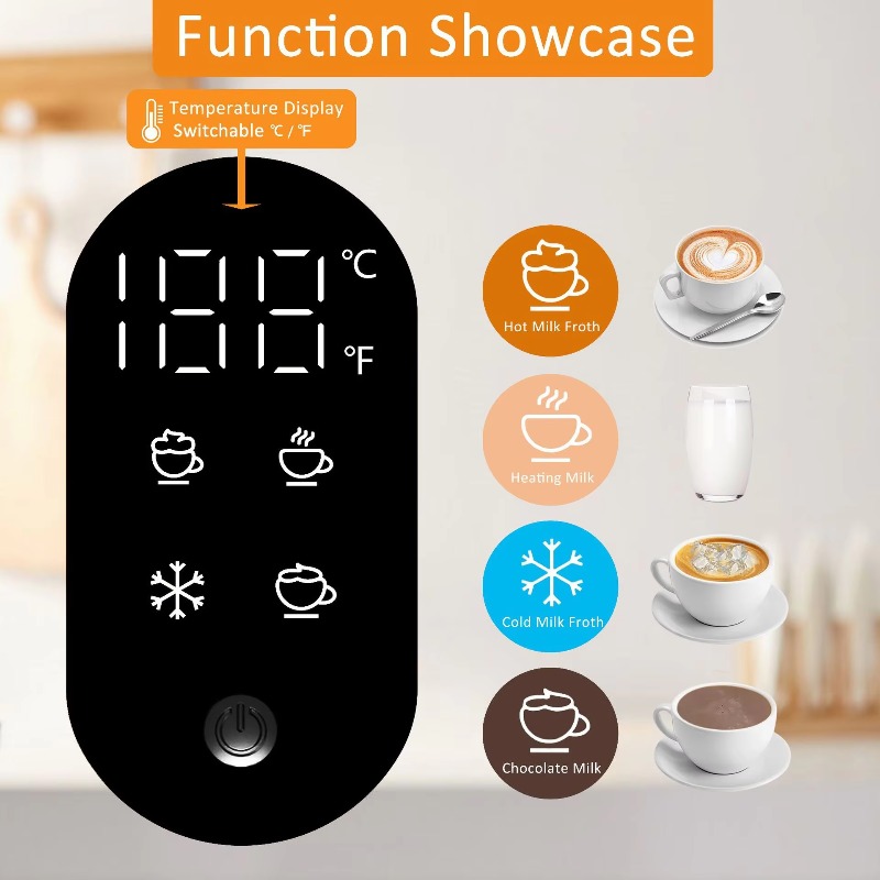 5-in-1 다기능 전기 우유 거품기 스티머 분리형 스 - Yogurt Maker Electric 리뷰 및 가격