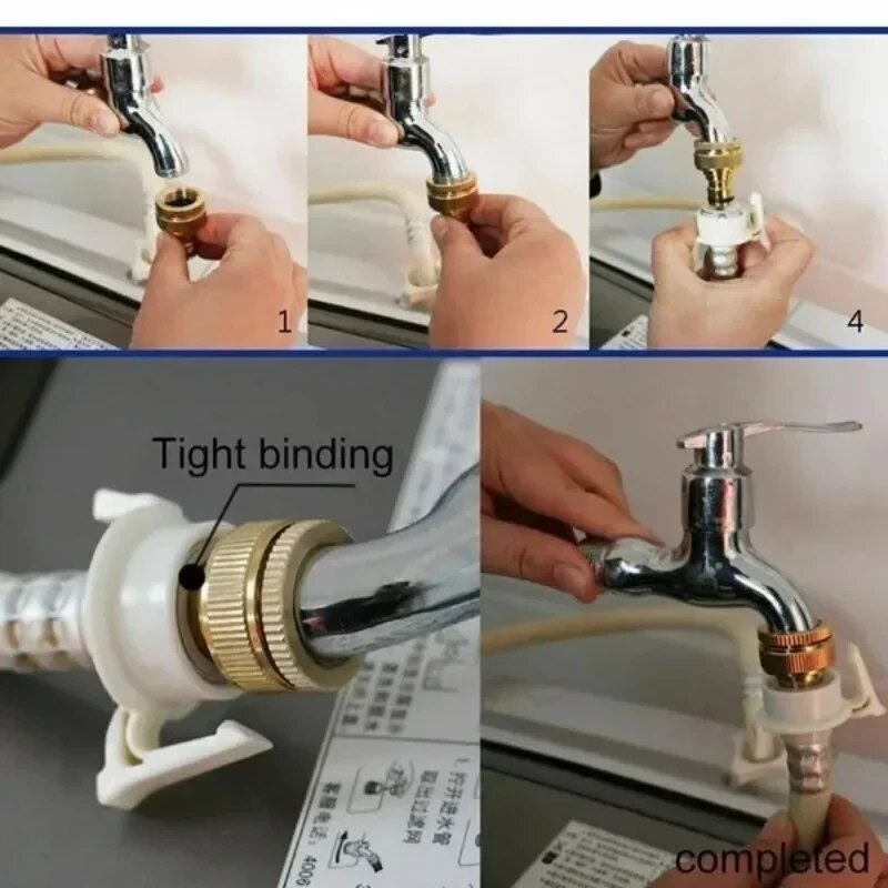 1/2/5PCS 유니버설 탭 주방 어댑터 황동 수도꼭지 - Kitchen Appliances B&Q 리뷰 및 가격