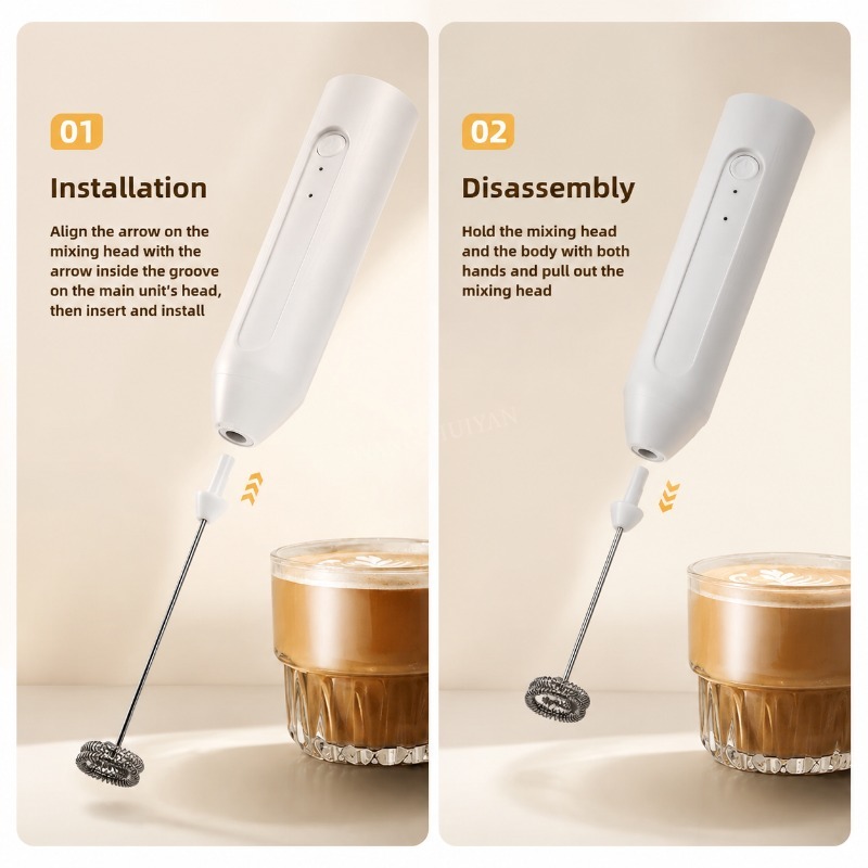 미니 우유 거품기 USB 충전식 3단 속도 조절 거품  - Yogurt Maker Electric 리뷰 및 가격