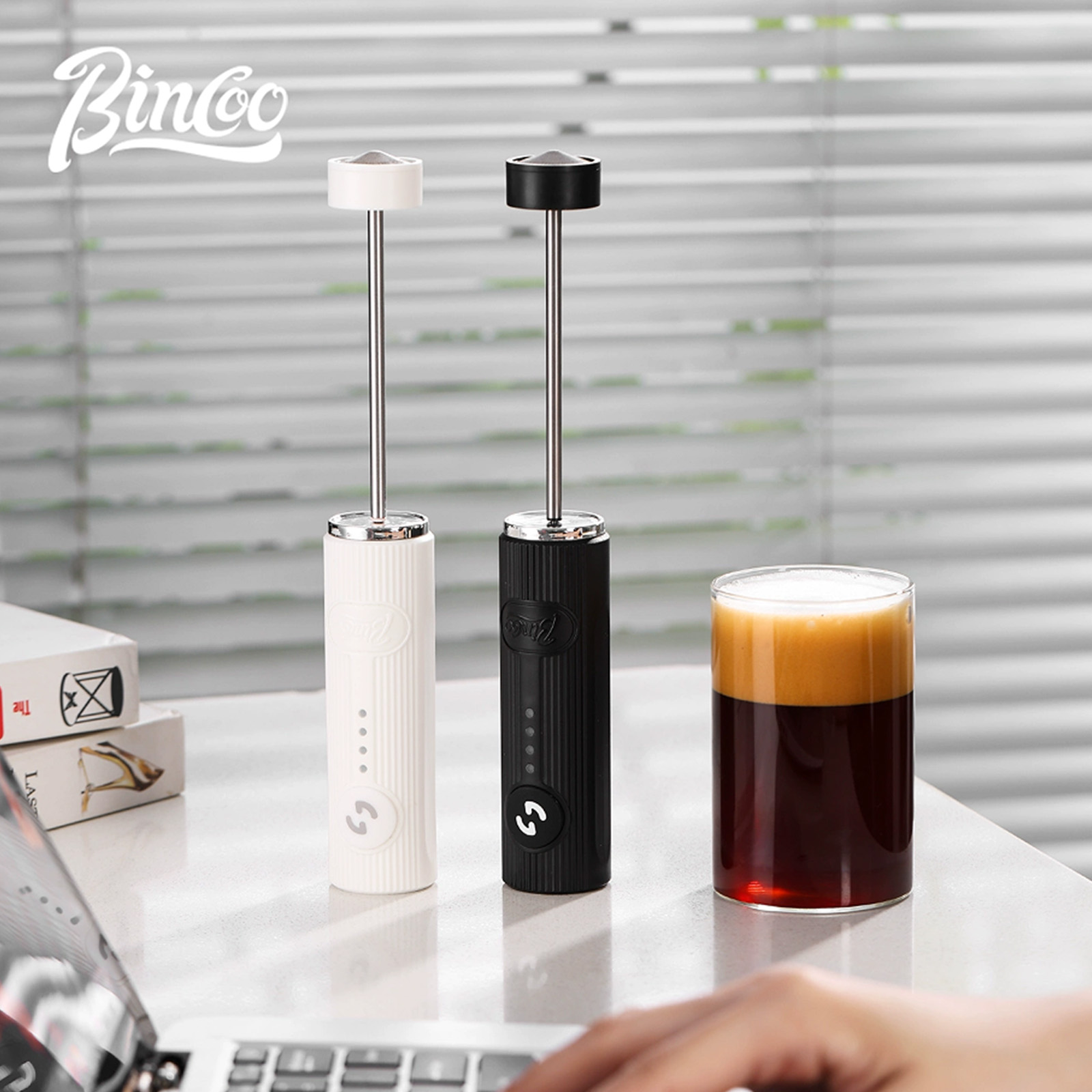 BINCOO 전기 커피 거품기 USB 충전식 2 속도  - Yogurt Maker Electric 리뷰 및 가격